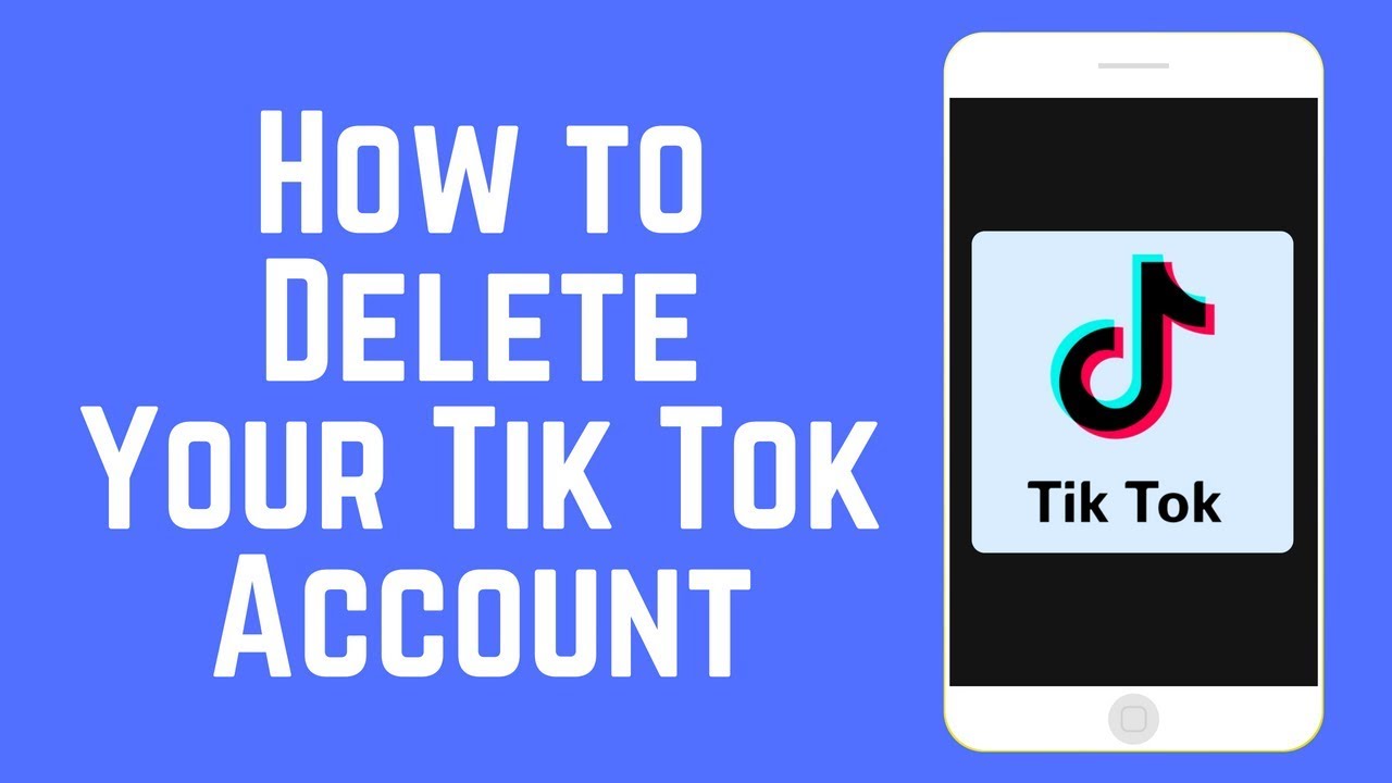 how to delete a tiktok account