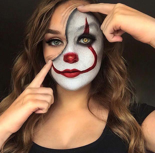 clown makeup easy