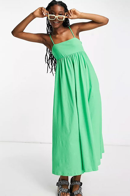 zara green dress