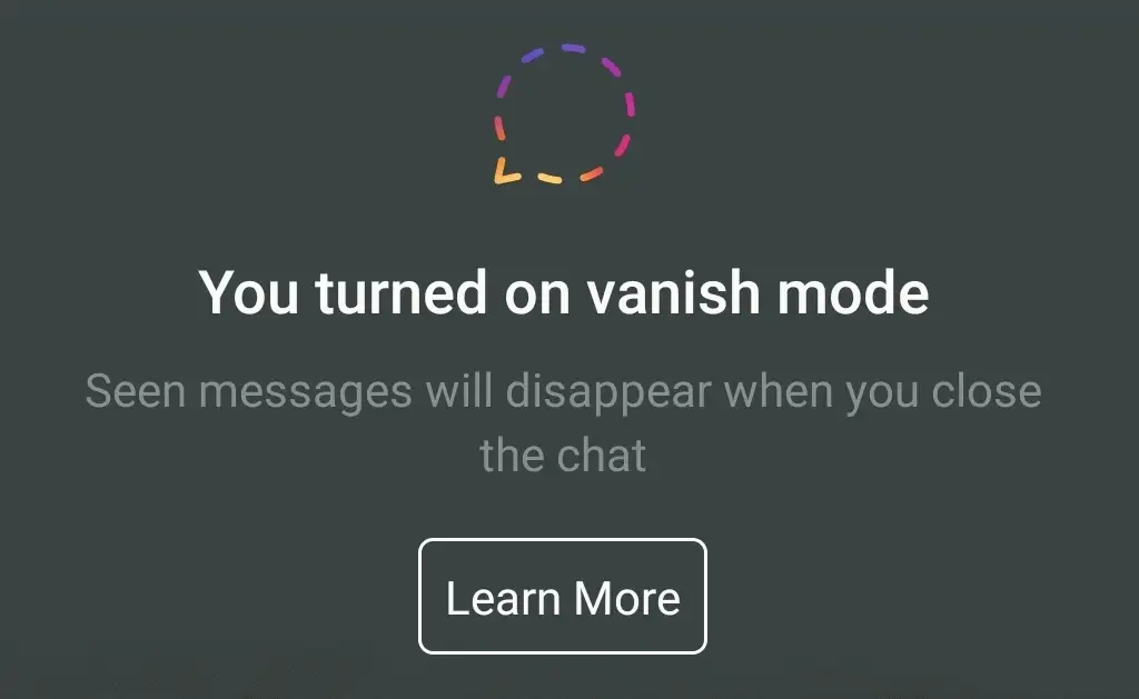 What Is Vanish Mode on Instagram