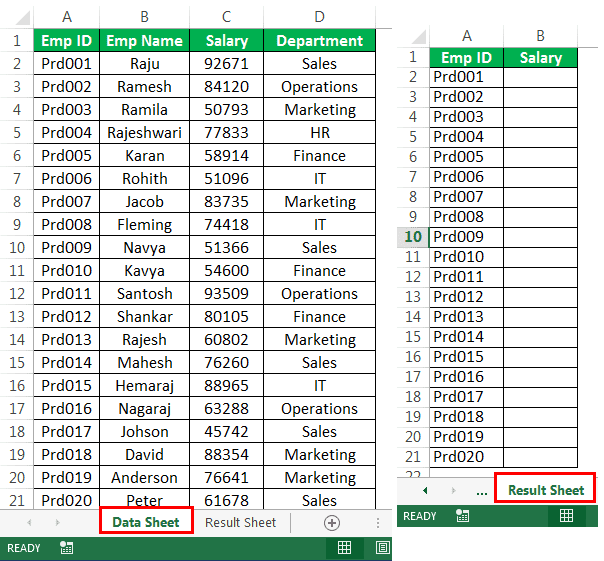 How to Do Vlookup in Excel With Two Spreadsheets